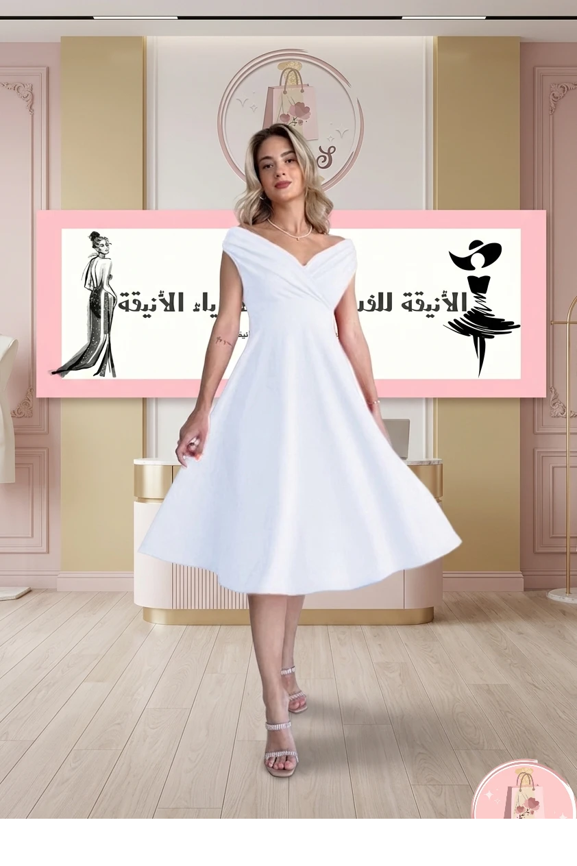 كلاسيك وايت" (Classic White) اسم يعكس بساطة اللون الأبيض والقصة التقليدية الراقية التي لا تقدم.